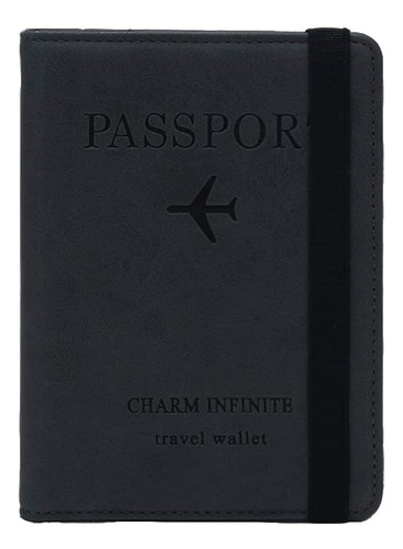 Billetera Y Tarjetero Porta Pasaporte Para Viajes Con Rfid