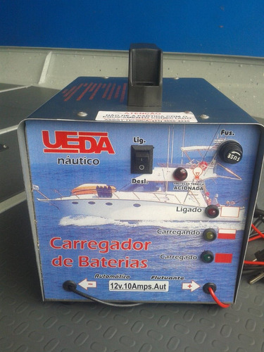 Carregador Bateria  Nautico/autom/ Bivolt/ueda/ 110 E  220v/