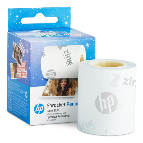 Papel Fotográfico Roll Hp Sprocket Panorama 5m Zink Zero-ink