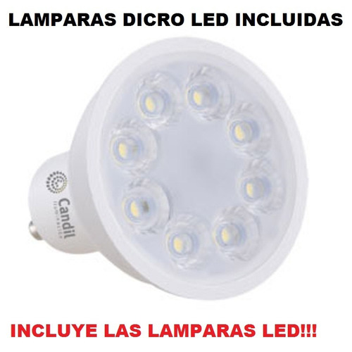 Imagen 7 de 10 de Aplique Pared 2 Luces Super Platil Para Lampar Gu10 Candil