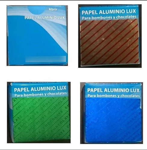 Papel Aluminio Para Envolver Bombones Y Chocolates