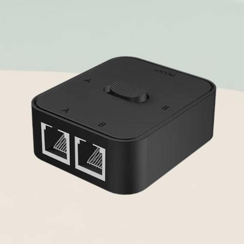 Adaptador De Red Ethernet De 1000mbps De Dos Puertos Negro