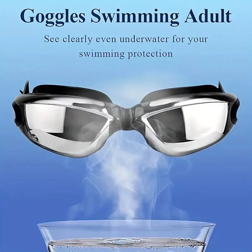 Goggles Natacion Gafas Deportivas Kit De Natacion Negro