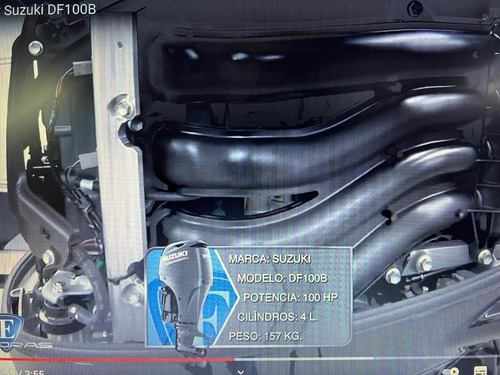 Imagen 3 de 14 de Motor Suzuki 100 Hp 4 T 2022 Ohs Gtia Dfbtl White E.inmedi