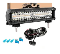 Comprar Kit Barra Led 12 Pulgadas 12.000lm Reflector Dual Naoevo