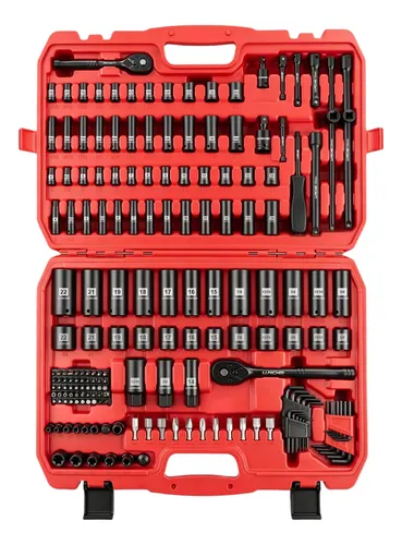 Lndei 186 Peças Drive For Deep & Pack X186 Negro | Parcelamento