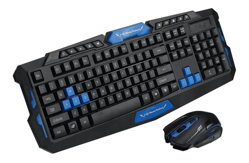 Kit Gamer Teclado + Mouse Inalambrico Hk8100