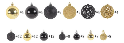 100x Bolas De Navidad Adornos Árbol De Navidad Decoraciones
