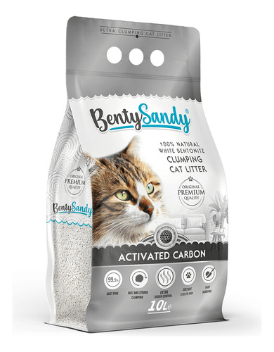 Arena Sanitaria Para Gatos Bentysandy  8.5kg X 10l X Unidad