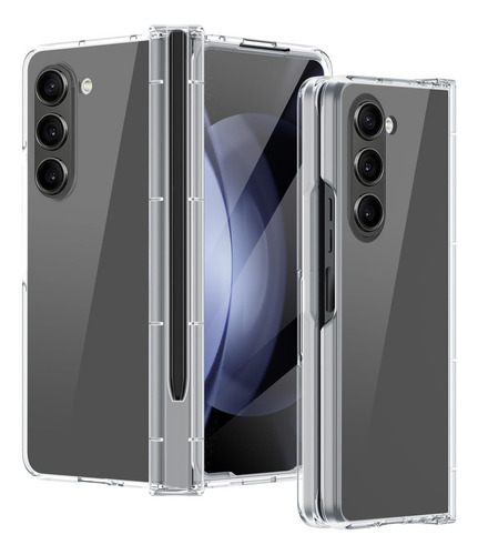 Muy Buena Funda Para Samsung Zfold5/6, Funda Protectora Para Uso Rudo, Micrófono Y Bolígrafo
