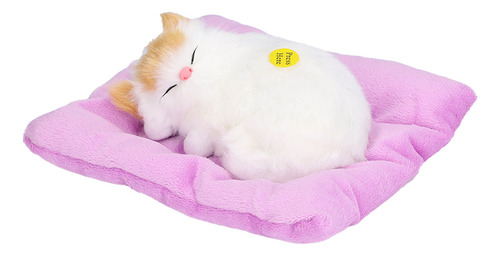 Simulación De Juguete De Gatito Durmiendo Con Gatos Falsos