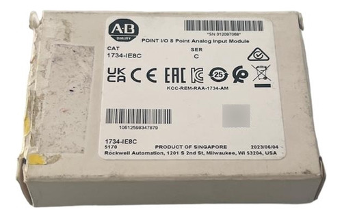 1734-ie8c Analog I/o Module 8pts Allen-bradley