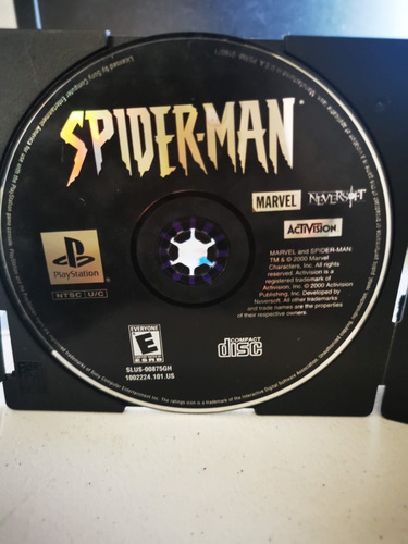 Playstation Ps1 Spiderman Videojuego 