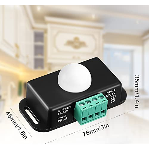 Interruptor De Luz Del Sensor De Movimiento Led Pir De ...