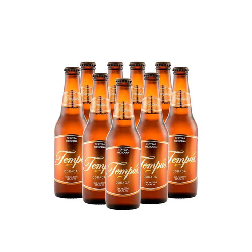 Imagen 1 de 1 de Cerveza artesanal Tempus Golden Ale 355 mL 24 u