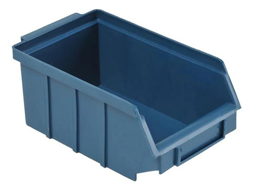 Gaveta Plastica Bin N4 Azul Empilhavel - 36 Peças