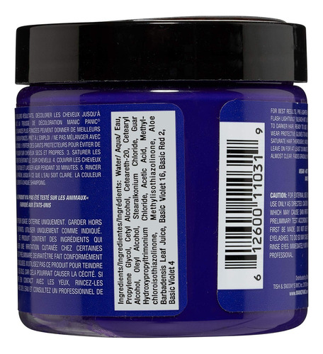 Tinte Para El Cabello Ultravioleta Manic Panic - Alto Voltaj