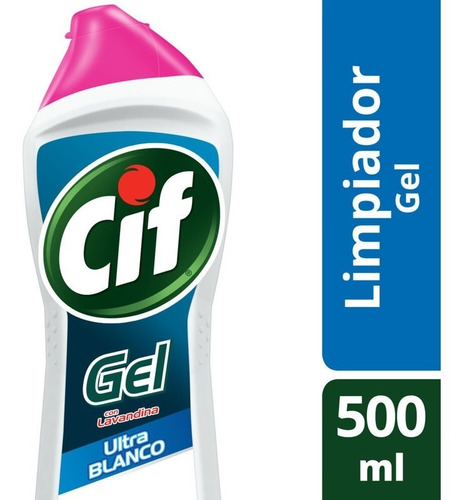 Limpiador Cif Gel Ultra Blanco 500ml
