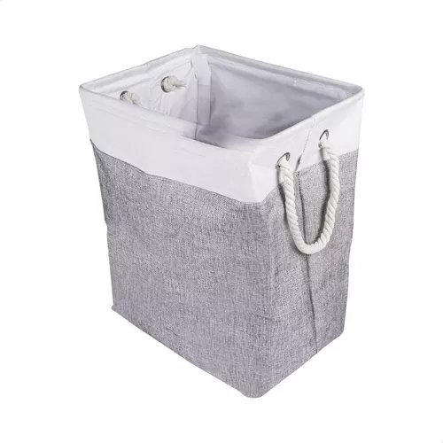 Neateam Cesto Ropa Sucia con Tapa Plegable de 65 L - Tela Gris