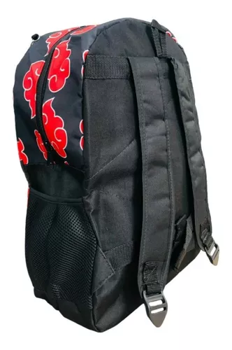 Mochila E Estojo Escolar Clã Akatsuki Simbolo Nuvem Naruto Anime no Shoptime