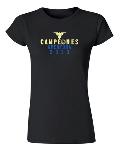 Playera Deportiva Mujer América Campeón Ap 2023 4