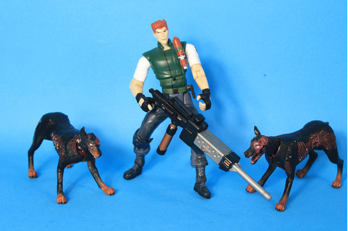 Chris Redfield & Cerberus Resident Evil Toybiz