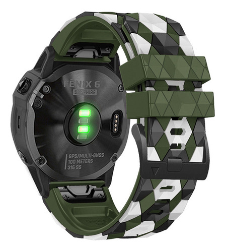 Correas De Silicona Para Garmin Fenix 6 6x Pro 5x 5 Epix Eas