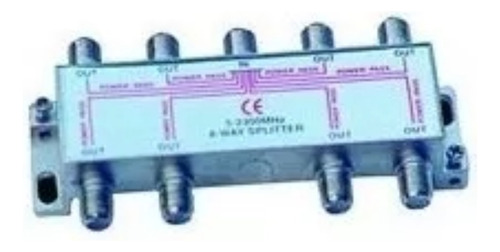 Derivador Repart Splitter Señal Cable P/8 Salidas Tv- 2,4 Gz