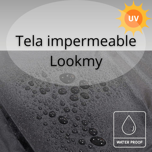 Funda Para Lavarropas Carga Superior 60x60 Cm Negra | Protector Lavarropas Tela Impermeable Lookmy | Cobertor Lavarropas Superior Con Ajuste |