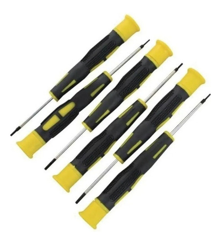 Set  Destornilladores Torx Para Celulares X 6 Black Jack Mm