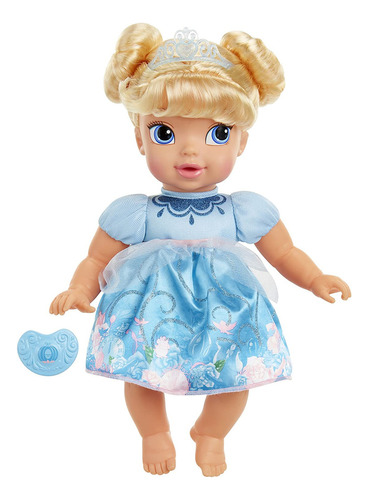 Disney Princess Deluxe Baby Cenicienta Muñeca Con Chupete