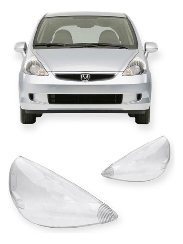 Lente Acrilico Optica Honda Fit 03 04 05 06 07 08