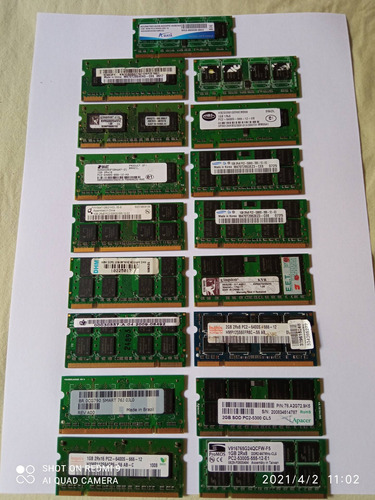 Memória Ddr2 800 Ou 667 Notebook Dell Positivo Acer Lg (Usado)