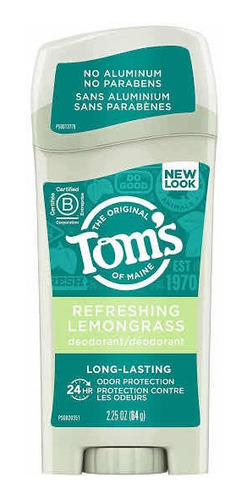 Tom's Of Maine, Desodorante Natural De Limoncillo Lemongrass