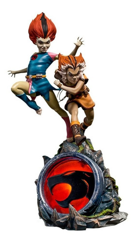 Estátua Wilykit & Wilykat Thundercats Bds 1/10 Iron Studios