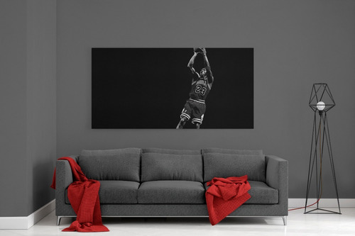 Cuadro Decorativo Michael Jordan En Canvas 100x60 Cm