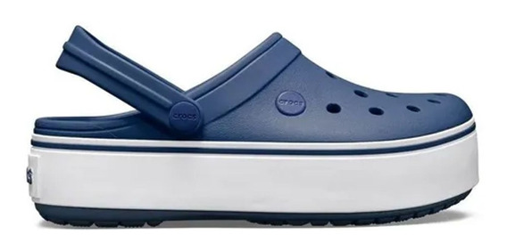 Sin sentido Es una suerte que también Crocs Con Plataforma Azul Platform Navy/white Mujer | Envío gratis