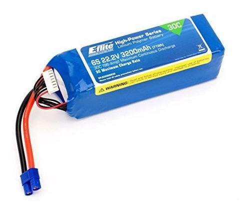 E-flite 22.2v 3200mah 30c 6s Li-po Batería: Ec3, Eflb32006s3