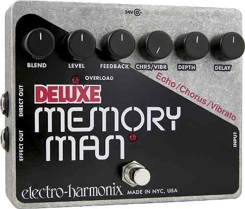 Pedal Delay Echo Electro Harmonix Deluxe Memory Man