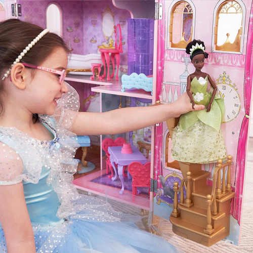 Casa De Princesas De Madera Para Muñecas