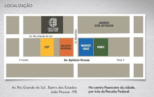Sala À Venda, 33 M² Por R$ 293.348,30 - Estados - João Pessoa/pb - Sa0002