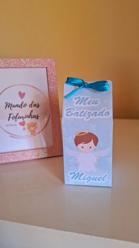 15 Caixinhas Milk Lembrancinha Festa Batizado Personalizada