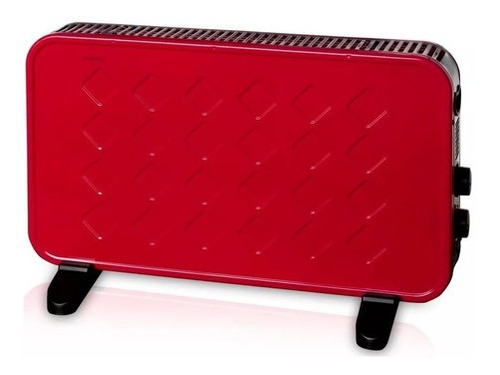 Panel Calefactor Diseño Elegante Caloventor Slim Bajo Consum Color Rojo