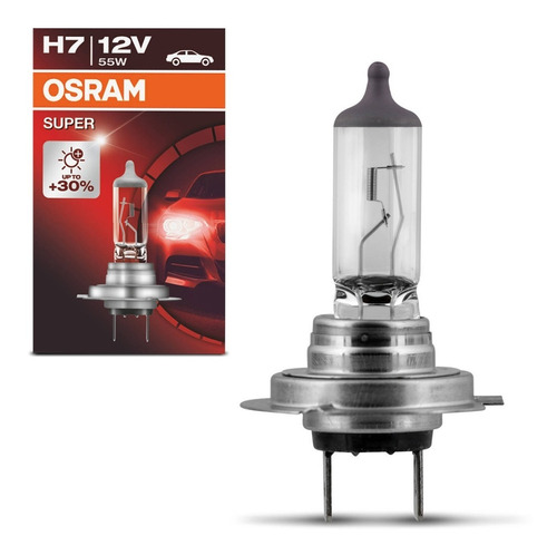 Lâmpada Halógena H7 3200k 1550 Lúmens 55w 12v Osram 