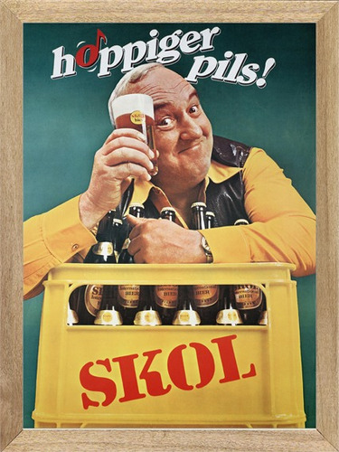 Skol Cerveza Cuadros Posters Carteles Publicidad  M593