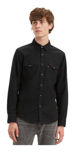 Camisa Jean Levi's Classic Western Shirt Black