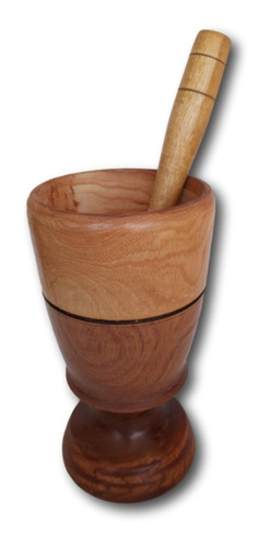 Imagem 3 de 7 de Taça Copo Artesanal De Madeira Para Caipirinha Ref: 1675