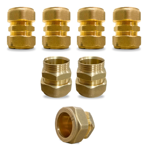 Kit Conexão União Fácil Tubo 22mm Placa Solar