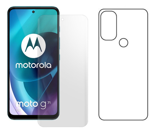 Protector Pantalla Y Trasero Hidrogel P/ Motorola  Moto G71