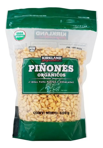 Kirkland Signature Piñones Orgánicos 680g (2 Bolsas)